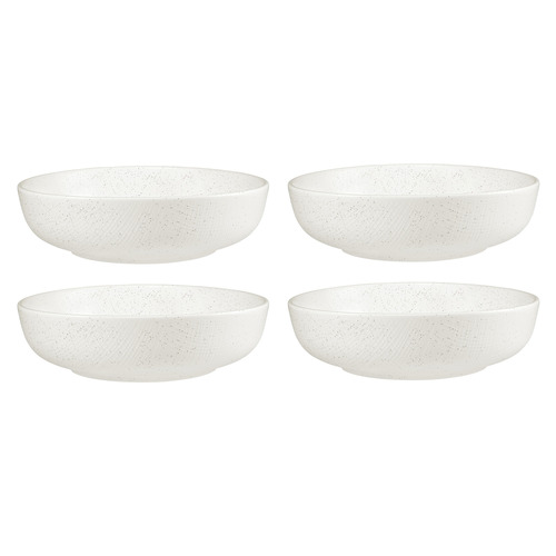 Speckle White Onni 22cm Porcelain Coupe Bowls