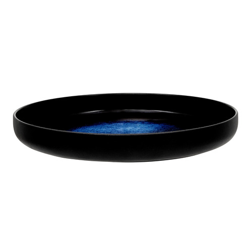 Midnight Caviar 28cm High Rim Serving Platter