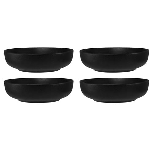 Black Caviar 22cm Porcelain Coupe Bowls
