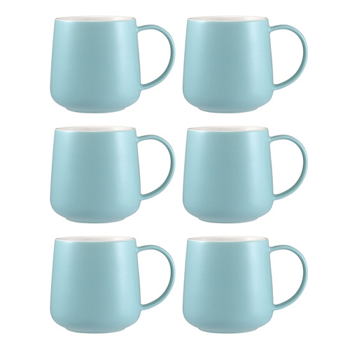 Cafe Life 420ml Porcelain Mugs
