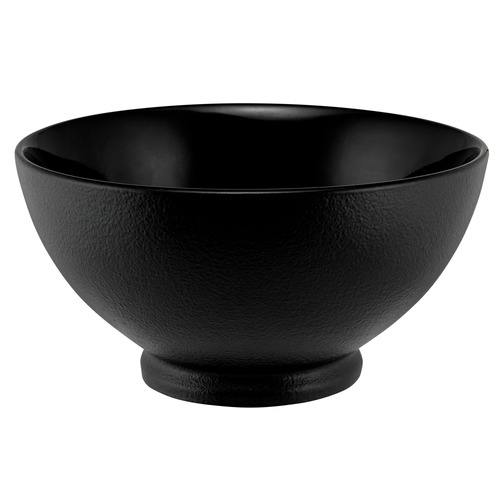 Midnight Caviar Porcelain Noodle Bowls