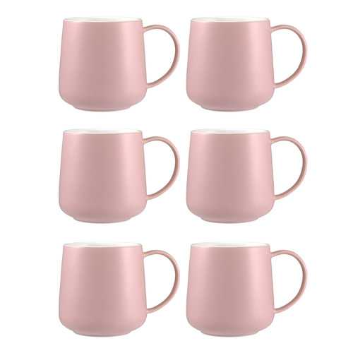 Cafe Life 420ml Porcelain Mugs