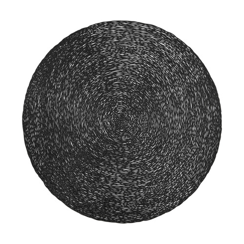 Table Accents Lace Metallic Round Placemats