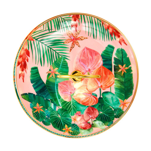 Teas & C's Tropicana 2 Tier Porcelain Cake Stand