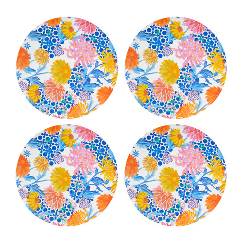 Sunburst 28cm Melamine Serving Plates