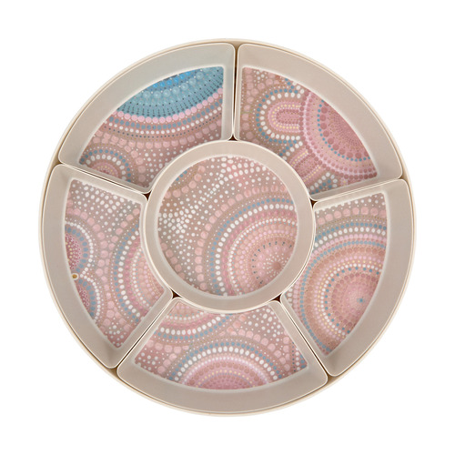 7 Piece Lou Martin  Melamine Divided Platter Set