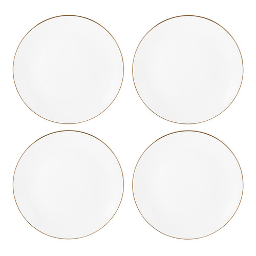 White 27.5cm Coupe Dinner Plates