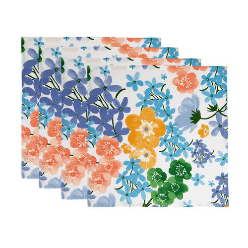 Forget Me Not Cotton Napkins