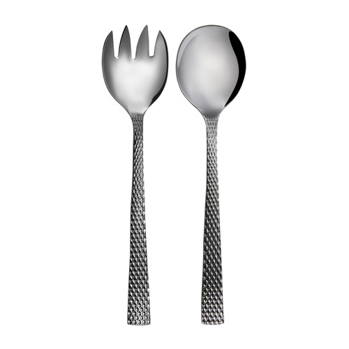 2 Piece Diamonds Salad Server Set