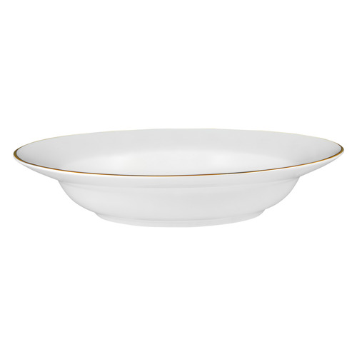 White 23.3cm Porcelain Soup Bowls
