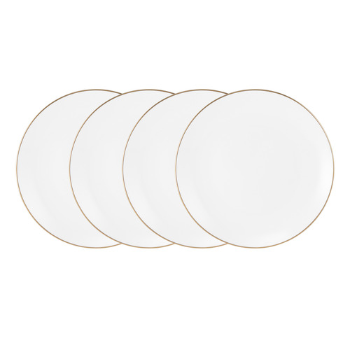 White 19cm Coupe Side Plates