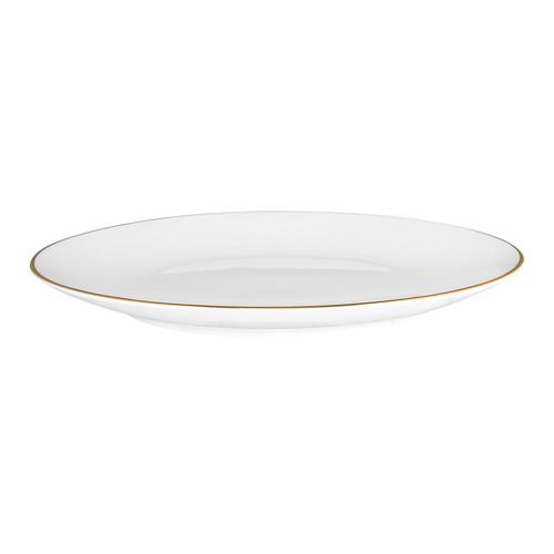 White 23cm Porcelain Coupe Entree Plates