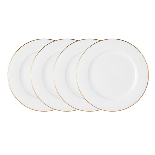 White 19cm Porcelain Rim Side Plates