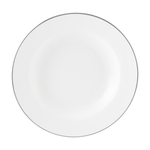 White 23.3cm Porcelain Soup Bowls