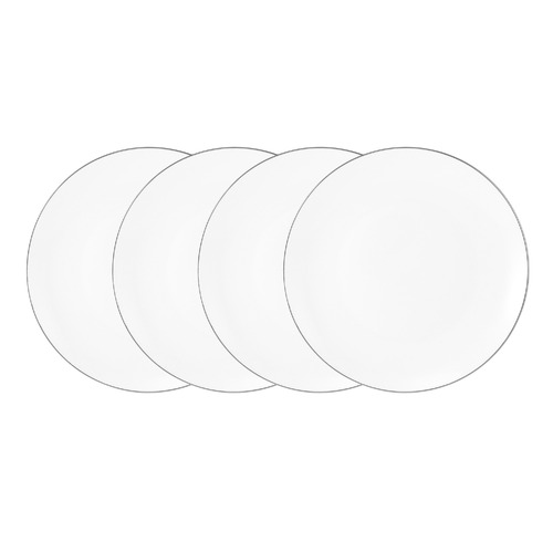 White 19cm Coupe Side Plates