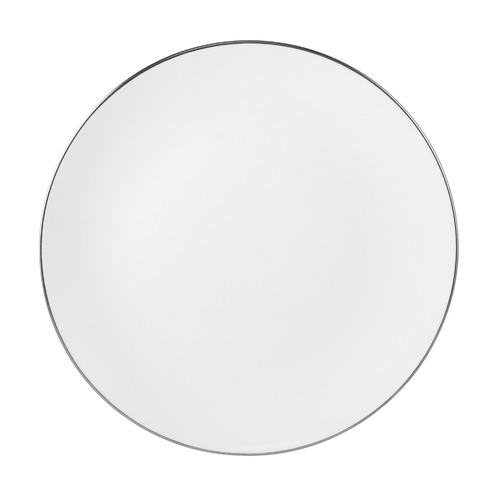 White 23cm Porcelain Coupe Entree Plates