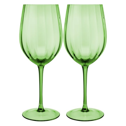 Wicked Ribbed Wine Glasses