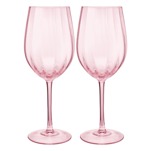 Wicked Ribbed Wine Glasses