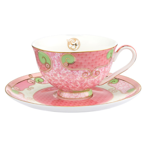 Glinda Wicked 200ml Porcelain Footed Cup & Saucer