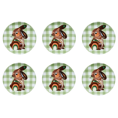 Green Barn Friends Bunny 20cm Plates