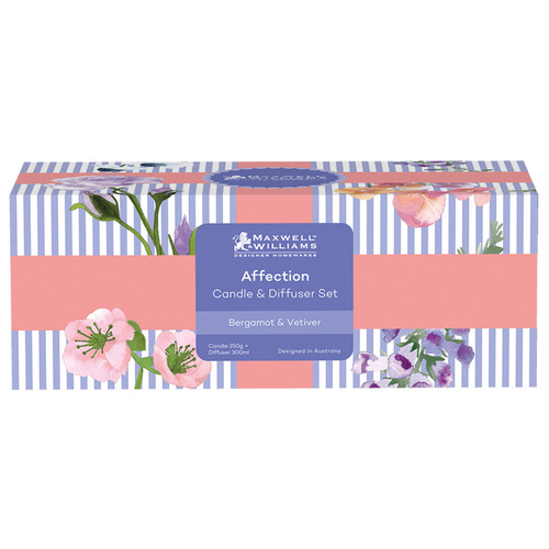 2 Piece Bergamot & Vetiver Affection Candle & Diffuser Set