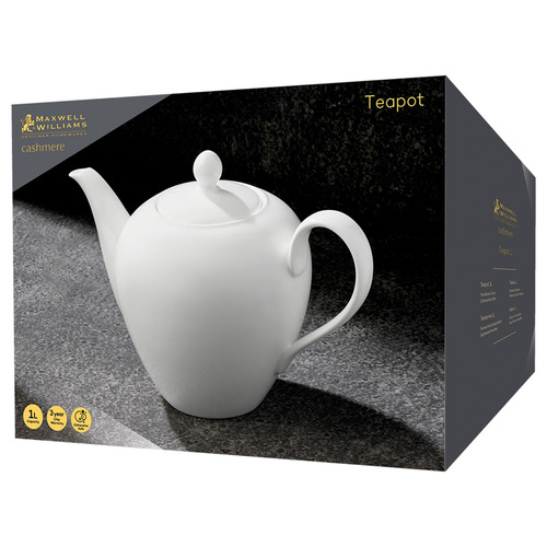 Cashmere 1L Fine Bone China Tall Teapot