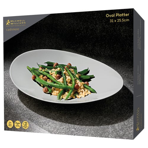 Cashmere Oval Fine Bone China Platter