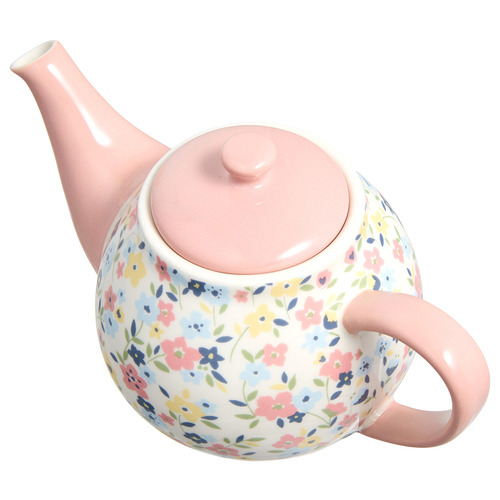 Olde English Floral Porcelain Teapot