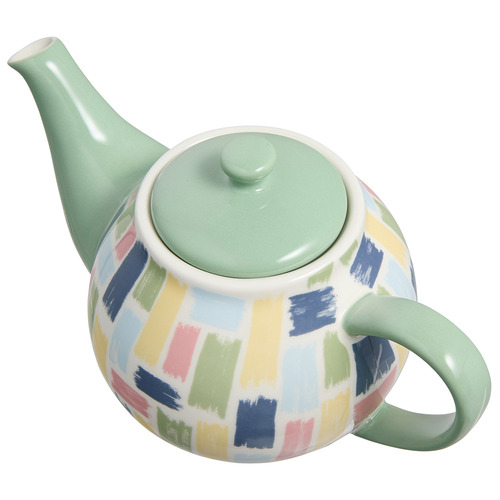 Olde English Brush Stroke Porcelain Teapot