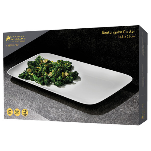 Cashmere Rectangular Fine Bone China Platter