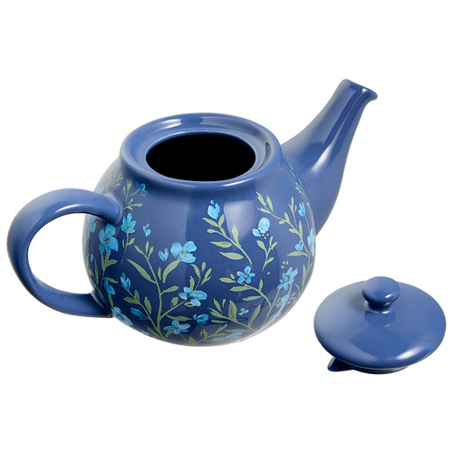 Blue Olde English Porcelain Teapot