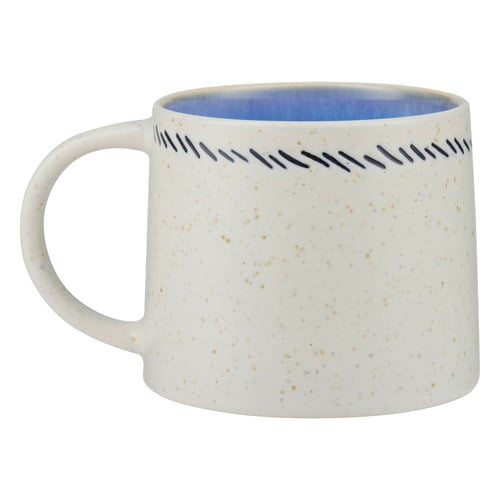 The Mug Club Indigo Blue Line 330ml Stoneware Mug
