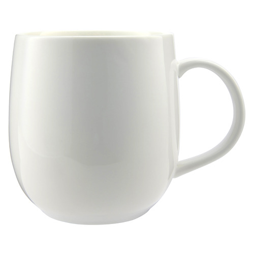 White Basics Round 380ml Porcelain Mugs