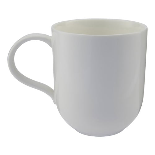 White Basics Modern 400ml Porcelain Mugs