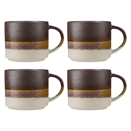 The Mug Club Earthy 370ml Stoneware Mugs