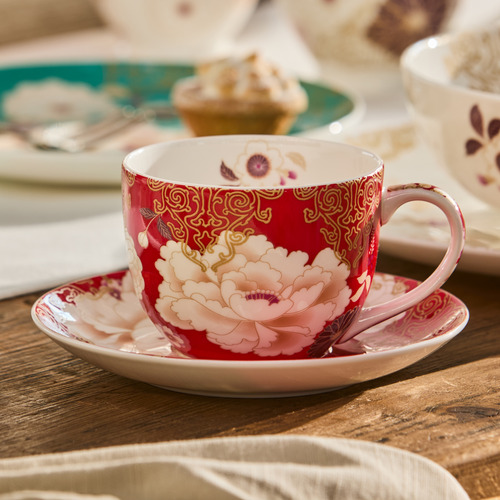 Kimono Fine Bone China Cup & Saucer