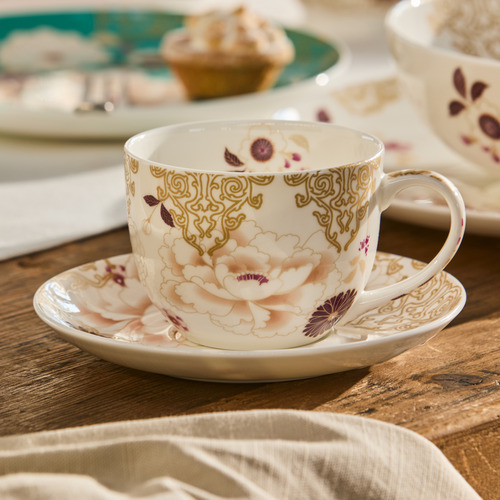 Kimono Fine Bone China Cup & Saucer
