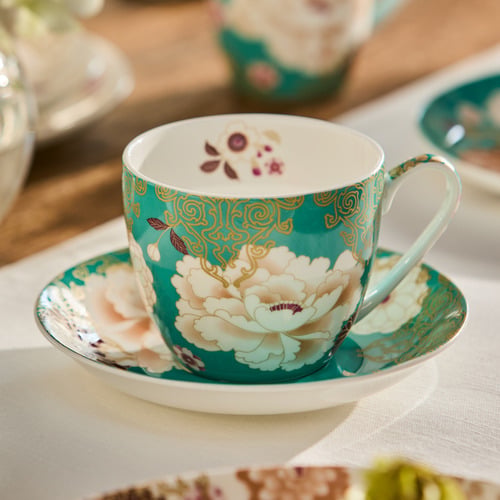 Kimono Fine Bone China Cup & Saucer