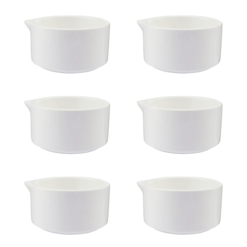 White Basics 130ml Porcelain Sauce Dishes