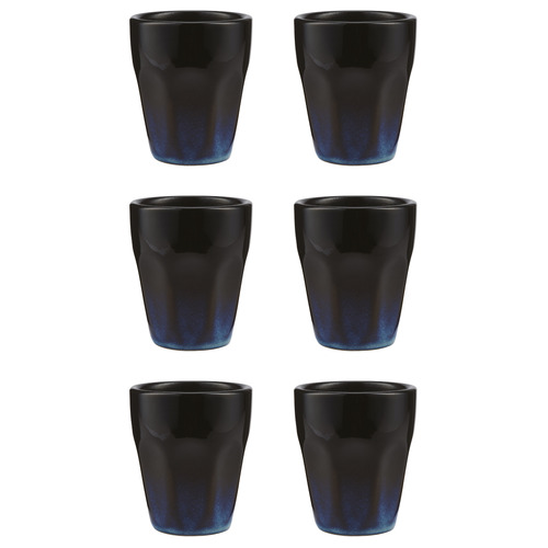 Caviar Midnight 90ml Porcelain Espresso Cups