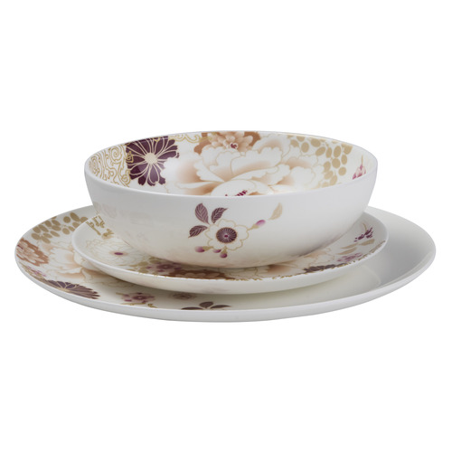 12 Piece Kimono Fine Bone China Dinner Set