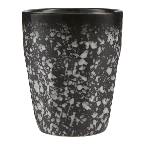 Caviar Granite 250ml Porcelain Latte Cups