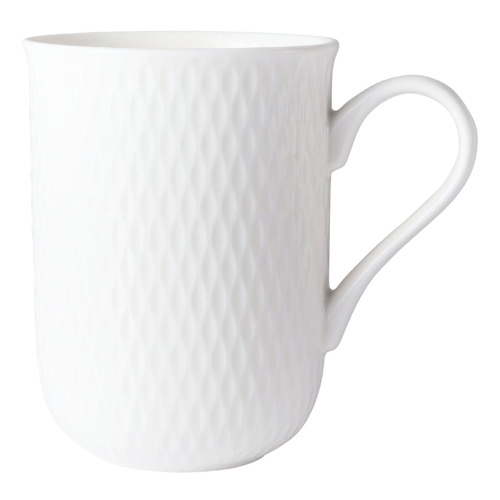 White Basics Diamonds 350ml Regent Mugs