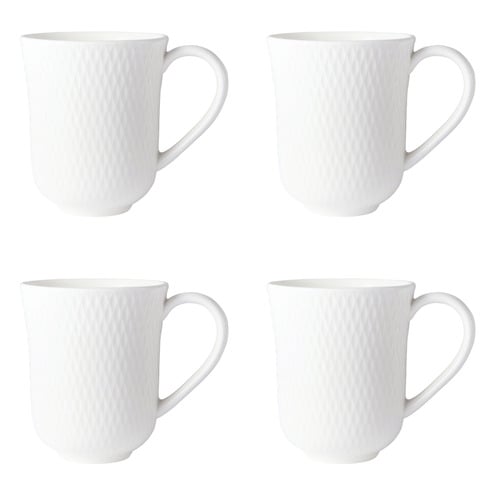 White Basics Diamonds 390ml Imperial Mugs