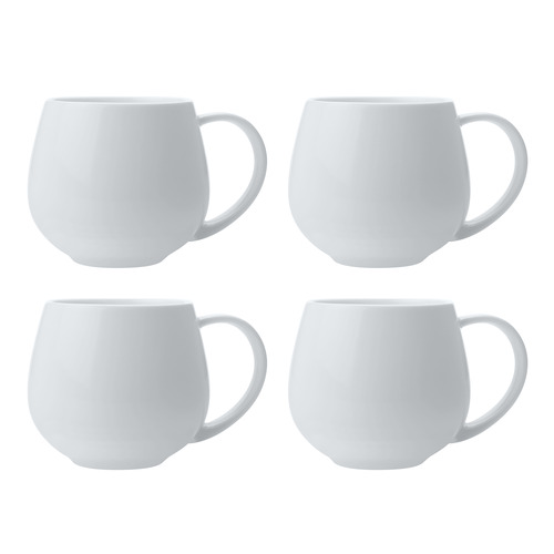 White Basics 470ml Porcelain Snug Mugs