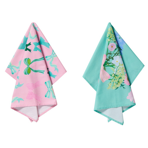 2 Piece Cherish Tea Towel Set