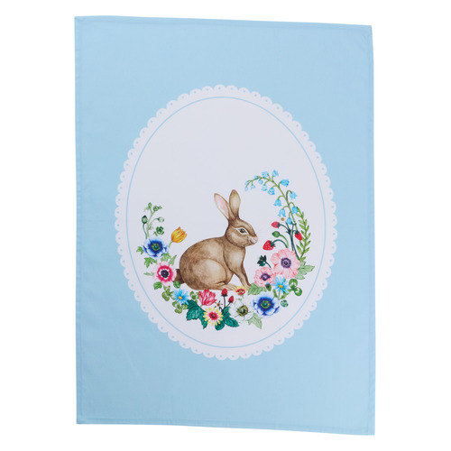 2 Piece Clover & Cottontail Tea Towel Set