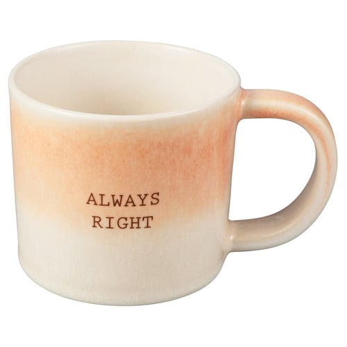The Mug Club Quotes Always Right 350ml Mugs