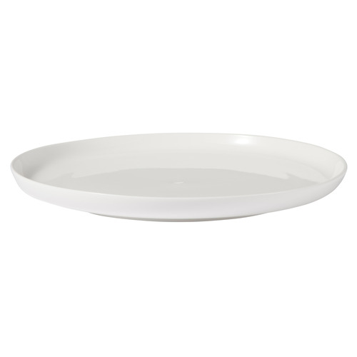 White Basics High Rim Plates
