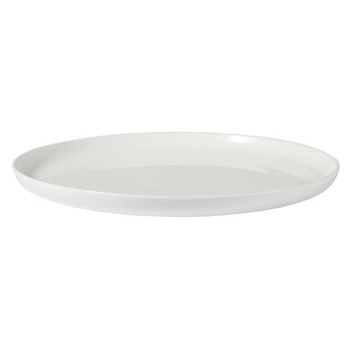 White Basics High Rim Plates